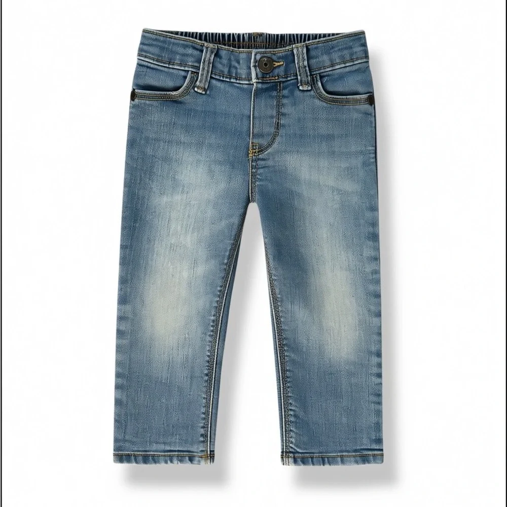 OshKosh B’gosh Baby Girls Jeans 18M Denim Elastic Waist Pull On Pants